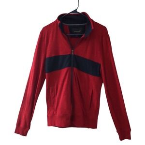 Banana Republic Men's Full Zip Jacket Size M Red and Blue